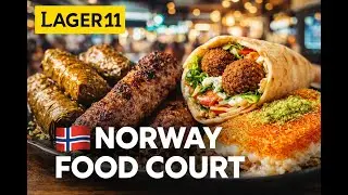 👉 Middle Eastern Food in Norway 🇳🇴 | Lager 11 Food Court (Trondheim)