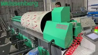 Weissenberg 4m Plastic Sheet Welder | Rolling & Cylinder Forming Process