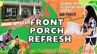 HOME EXTERIOR MAKEOVER // FRONT PORCH IDEAS // Outside Clean With me Series // Episode 1
