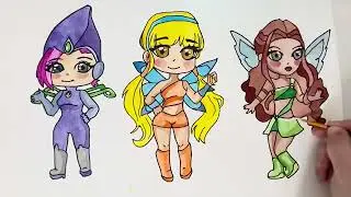 Winx club🎨 part 3 #art#winx#winxclub#drawing#longvideo#long#colors
