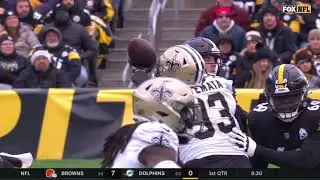 Alontae Taylor HUGE HIT on Connor Heyward