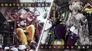 Chaturthi Day ❤ And Visarjan Day 💔 XML in discription #ganeshchaturthi #ganeshji #emotional