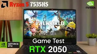 Palworld Game Test On RTX 2050 Laptop #palworld