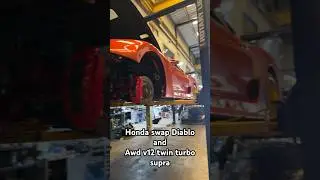 Разборка системы полного привода v12 supra и замена на honda diablo!