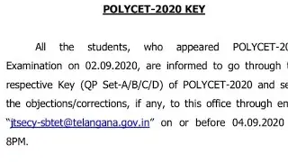 POLYCET ENTRANCE EXAM 