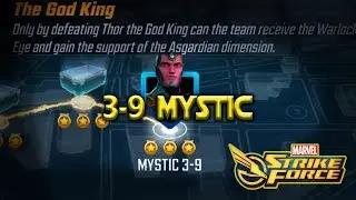 I Beat Mystic 3-9 (barely) Now I Can Farm Vision - Marvel Strike Force - MSF