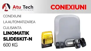 Cum realizam conexiunile unei automatizări culisante Linomatik SLIDEKIT6-N pentru 600kg