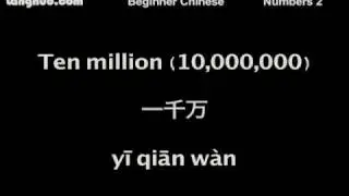 Numbers 2 - Langhub.com [Learn Mandarin Chinese]