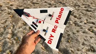 How to make simple Rc Plane || Full Build || Diy || with Coreless Motor #Humayun  
