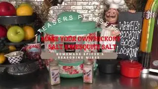 HICKORY OR MESQUITE SMOKED SALT COPYCAT RECIPE  ~HOMEMADE SPICES & SEASONING MIXES~