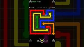 Flow Free | Classic Pack | 8x8 | Level 1-15 Gameplay