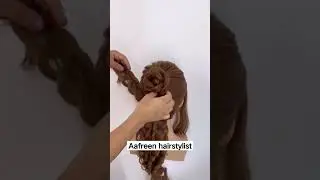 2 min easy rose bun hairstyle #hairstylist #hairstyleforpartywear #shorts
