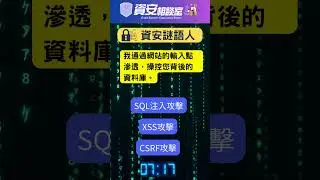 資安謎語人 #資安 #cybertalk #資安說