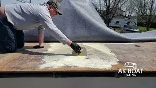 AK BOAT TOPS - Pontoon Flooring Replacement