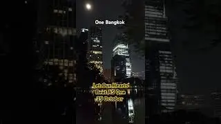 สัมผัสประสบการณ์ Laser Mapping สุดยิ่งใหญ่ 15-30 ตุลาคม 256 #OneBangkok #LetOurHeartsBeatAsOne
