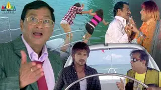 Brahmanandam & Neha Sharma's Comedy | Chirutha | Telugu Movie Scenes | Ram Charan | Sri Balaji Video