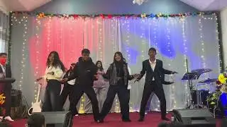 Yesu tera  naam sab se ucha hey❤️🤍 dance by GCCF church youth #foryou #christmasdance #dance #group