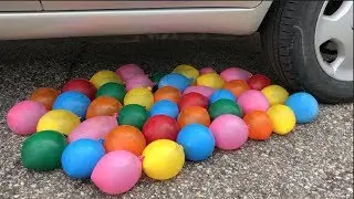 EXPERIMENT CAR VS 50 WATER BALLOONS