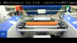 Automatic PE cling stretch film rewinder