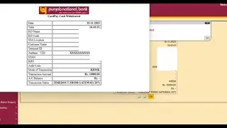 PNB CSP ATM Transaction Issue