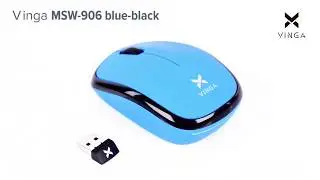 Мишка Vinga MSW-906 blue - black