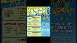 🔥THE HARLEM MAGICMASTERS✨ X SUMMER RISING☀️ #summer #sites  #summerfun #hoops #events