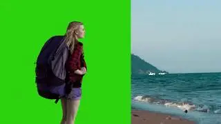 Green scene remove video