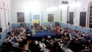 Alex florence boxing at hereford town hall