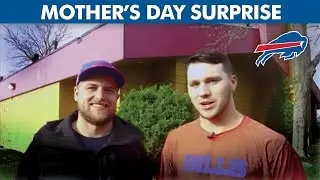Josh Allen and Matt Barkley Mother's Day Surprise
