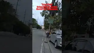 Easy Flow of Traffic on United Nations Avenue in Manila City in the Philippines