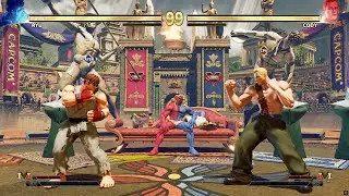Ryu vs Cody (Hardest AI) - Street Fighter V.