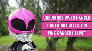 Unboxing Power Rangers Lightning Collection Pink Ranger Helmet