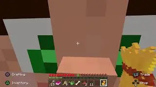 Playing farm tycoon in Minecraft