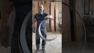 How to fold up bandsaw blades! Two different method #sawmill