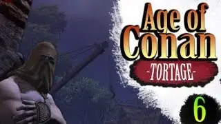 Геймплей Age of Conan Unchained &mdash; повышение уровня для следующего задания Destiny, часть 6 (Варвар Тортаж)