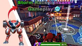 Mech Arena Storm Rack 6 Gameplay & Best Build | Smarty Game On 🤯