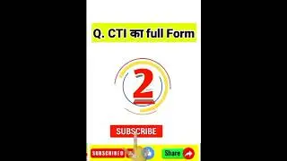 CTI ka full form Kya hai! CTI  ka full form English and hindi/ #CTI/#youtuber_santosh_baba/#shorts
