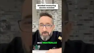 Perfect Meatball Size: Easy Scoop Guide! #meatballs #meatball #measurement #cookinghack