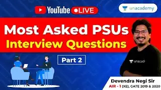 PSUs Interview Questions | Important Questions | Crack PSU Interview | MUST WATCH
