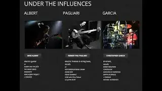 UNDER THE INFLUENCES TRIO - Mike Albert, Robbie Pagliari, Christopher Garcia