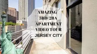 3BD/2BA 8th Floor Vacation Rental Apartment Video Tour! Jersey City