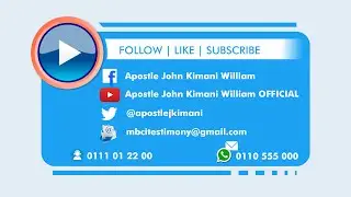Having a Fruitful Mind  || Apostle John Kimani William