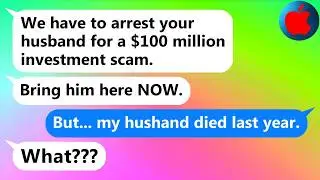The police arrived to apprehend my husband for a $100 million investment fraud.