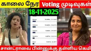 Bigg Boss season 9 tamil Voting result Today|Bigg Boss season 9 tamil Today voting result|Bb9tamil