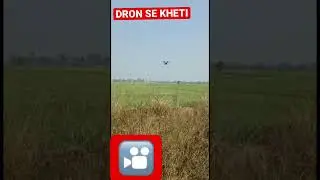 DRON SE KHETI #youtubeshorts #trending #india #reality #viral #song#dronevideo #drone #kheti #farmer