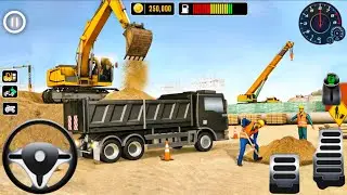 Real Large City Construction Games 2026 | City Road Construction Simulator Games | Android GamePlay
