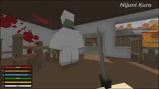 Unturned 3.18.10.0 - Sneaky Knife vs Groundpounder Boss (Easy)