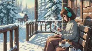Sunlit Cabin Lofi: Music for Cozy Winter Art & Snow Day Focus ❄️☕