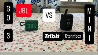 JBL Go 3 vs Tribit Stormbox Mini Sound comparision 