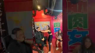 Getting slap at the muscle bar in Japan